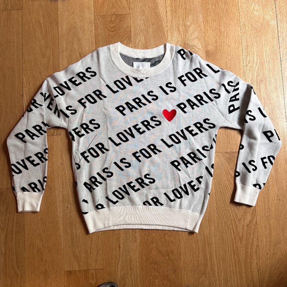 Zadig & Voltaire - Anouk C Paris Is for Lovers Sweater - Size Small